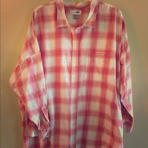 Old Navy flannel shirt.